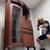 Antique 1800s Solid Tiger Oak Norwegian Side-by-side secretary desk! 1 thumbnail
