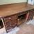 Large Antique Wood Desk 5 thumbnail