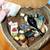 Antique SEWING wicker storage BASKET Heart Shaped Wood Thread Vintage 3 thumbnail