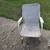 Vintage Deck Patio Furniture Pair White Wicker & Steel Spring Chairs 2 thumbnail