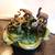 Vintage Glazed Majolica Elephant Centerpiece Bowl or Water Fountain 5 thumbnail