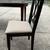 Large dining table with two extensions and four chairs. 9 thumbnail