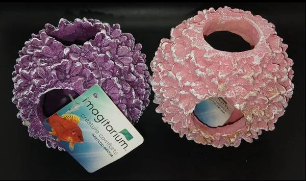 Set of 2 Brand New Imagitarium Flowerball Aquarium Ornament 1