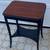 Black wood side table 4 thumbnail
