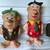 Vintage 1960 The Flintstones Toys Vinyl Figures Fred & Barney 15 thumbnail