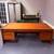 Dyrlund Mid Century Modern Teak Executive Desk 16 thumbnail