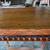 2 MATCHING ANTIQUE TIGER OAK SIDE TABLES WITH SHELF 4 thumbnail
