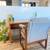 Mid Century Danish Teak writing petite desk finished back 11 thumbnail