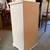 White Wood Shelving storage unit with 3 pull out wicker basket/drawers 13 thumbnail
