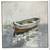 Framed Canvas Large Painting Boat Seascape unSigned 31 x 31 inch 1 thumbnail