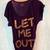 Maternity top “Let Me Out!” 1 thumbnail