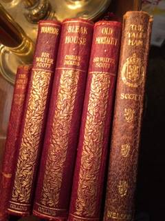 Leather Bound Books Set 1900's reduced price 1