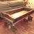 Vintage Roller Coaster Wood Wagon Coffee Table 4 thumbnail