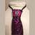 Dark Maroon / Wine Sparkly Sequin Zipper Tie - Costume, Dance, Parties 1 thumbnail