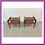 Pair Of Walnut + Travertine End Tables By Bertha Schaefer 7 thumbnail