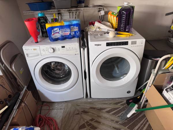Whirlpool washer, and dryer front load 1