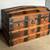 Antique Dome-Top Steamer Trunk – Wood & Metal – $175 5 thumbnail