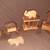 LARGE solid wood Train set ,with animals 3 thumbnail