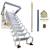 White Attic Pull Down Ceiling Ladder Stairs 022713 1 thumbnail