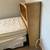 Vintag Solid  Wood Bookcase Headboard Rails, Mattress and Box Spring 11 thumbnail