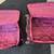2 Piece Kathy Van Zeeland Croco Burgundy Rolling Suitcases 4 thumbnail