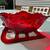 Mosser Glass Ruby Red Sleigh 9” long 4 thumbnail