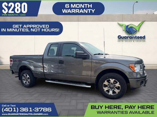 $280/mo - 2014 Ford F150 F 150 F-150 STX 4x4SuperCab Styleside 65 ft S - $280 (920 Plainfield Street, Johnston, RI 02919)63470591169539123