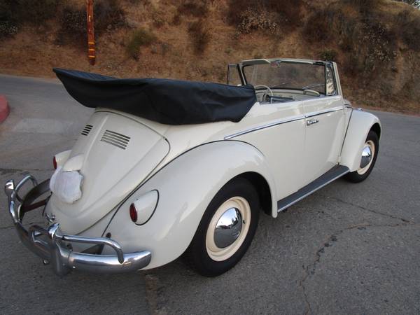 Very Nice 1961 VW Beetle Convertible - $35K Value for $26K! - $26,000 (Los Angeles / Pasadena)63618239170307122