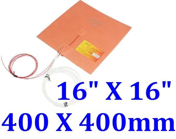 Silicone 3D printer heat bed 1