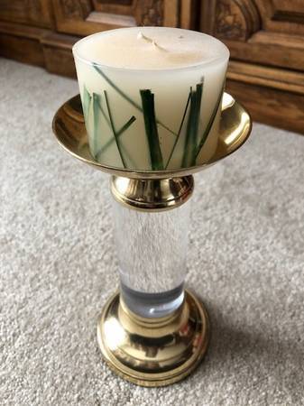 NEW CANDLE & HOLDER 1