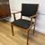 Mid Century Johannes Andersen Danish Teak Wood Black Fabric Dining Arm 7 thumbnail