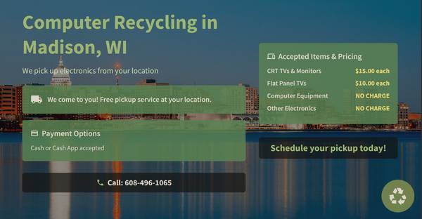 Computer Recycling of Madison 1