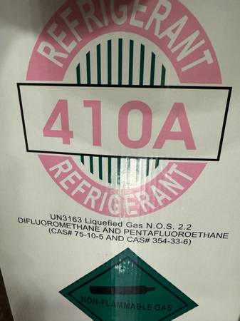 New jug of 410A freon 1