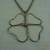 TOUS Shamrock 4 Leaf Clover Sterling Silver Choker Necklace 16" 2 thumbnail
