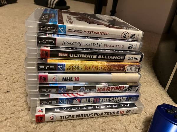 PlayStation 3 W/ 16 games + 2 controllers - $80 (Sw Portland)63471144346113123
