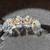 VINTAGE SWAROVSKI CRYSTAL 4 PARROTS BIRDS ON A FROSTED BRANCH, IN BOX 6 thumbnail