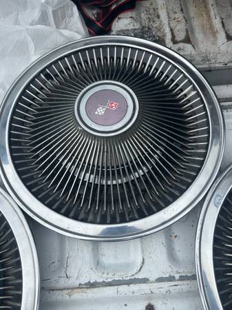 So nice, 4 beautiful OEM 1968-74 Chevy P02  15" Turbine Wh - $50634358616459551227