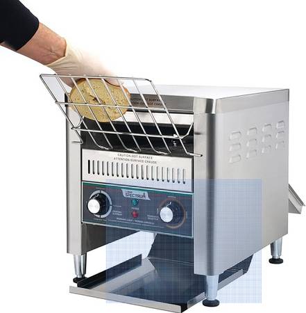 17" Countertop Horizontal Conveyor Toaster Winco ECT-700 Spectrum 1