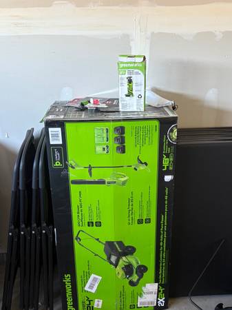 Greenworks Lawn mower/saw/blower/trimmer kit 1
