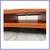 Custom Design Orange Leatherette Coffee Table 10 thumbnail