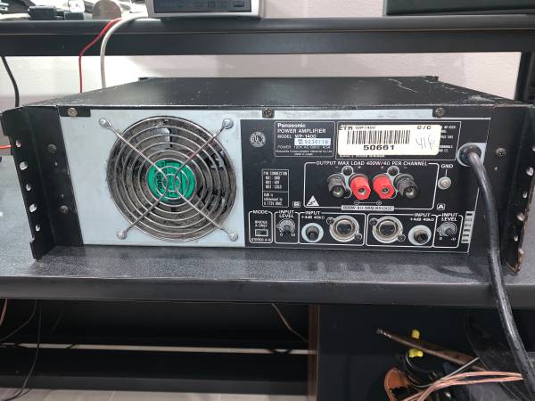 RAMSA 2 channel power アンプ WP-1400A RAMSA 2 channel power アンプ WP-1400A Ramsa WP-1400 2