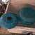 Vintage Chantal Turquoise Cast Iron and Enamel Dutch Oven 3 thumbnail