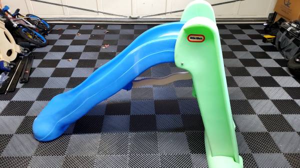 Little Tikes Easy Store Large Slide , Blue/Green 1