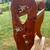 Solid Wood Heart Blanket Stand With Rose Malling 3 thumbnail