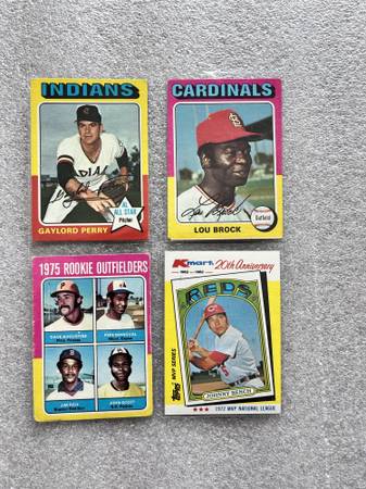 1975 Topps Baseball Set of 4 Cards 1