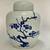 Fitz and Floyd 1976 Vintage Ginger Jar w/Lid Blue On White Floral Pattern 5” 1 thumbnail