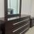 Beautiful modern dark brown bedroom set 4 thumbnail