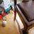 ANTIQUE SOLID OAK DINING CHAIR 7 thumbnail
