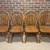 Solid Oak Table + Leaf + 4 Chairs 7 thumbnail