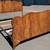 Beautiful Art Deco Era Painted Metal Full Size Bed Frame 1 thumbnail